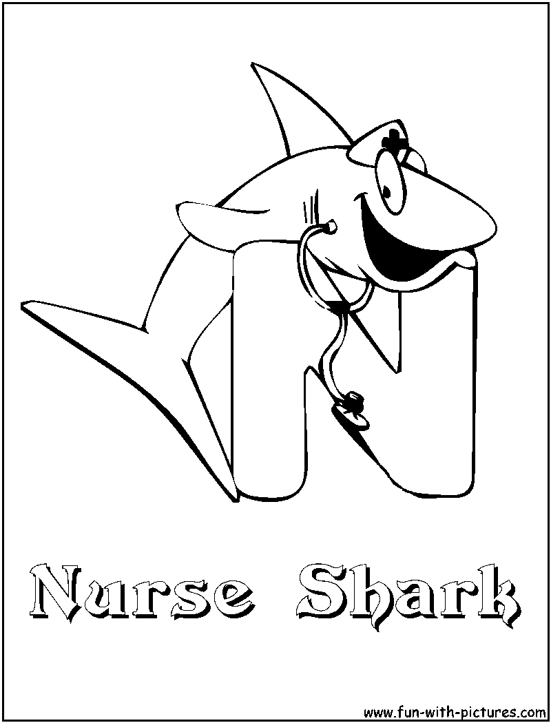 Animal Alphabets N Coloring Page 