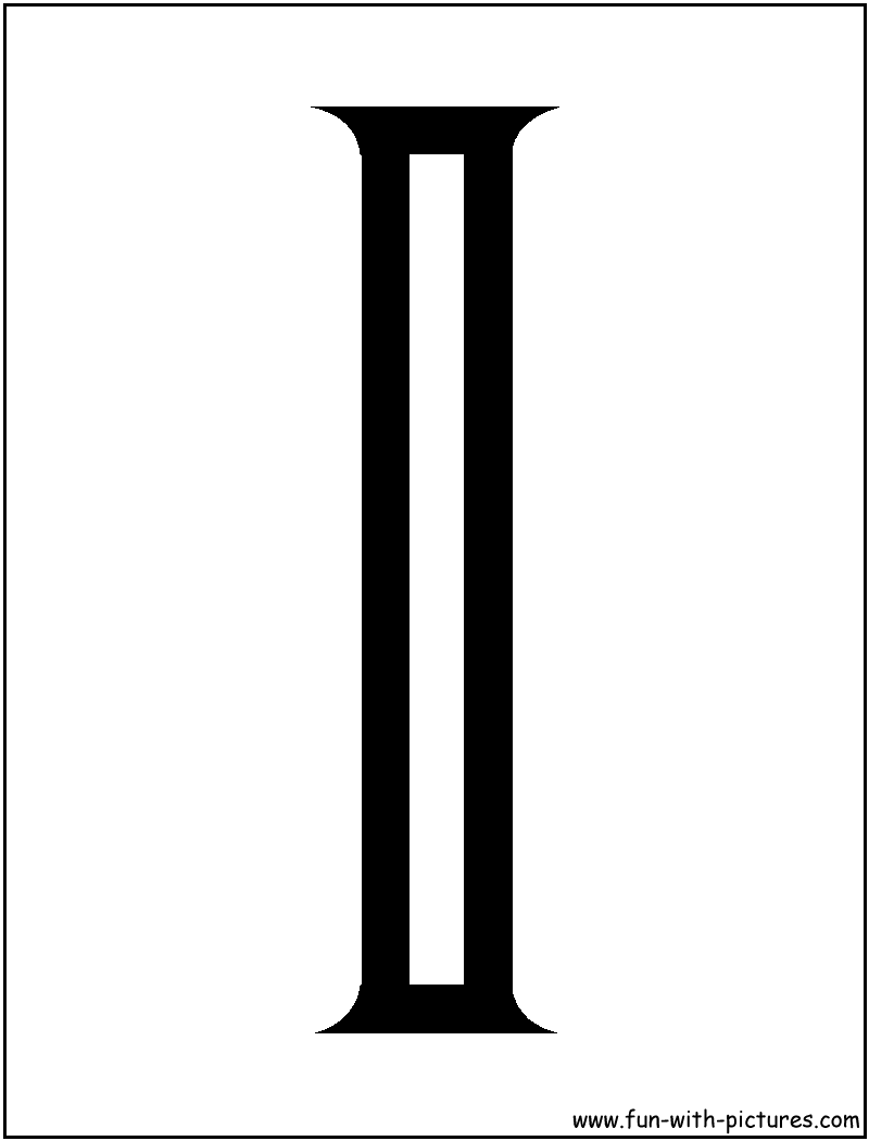Blocks I Coloring Page 