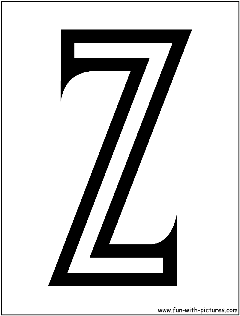 Blocks Z Coloring Page 