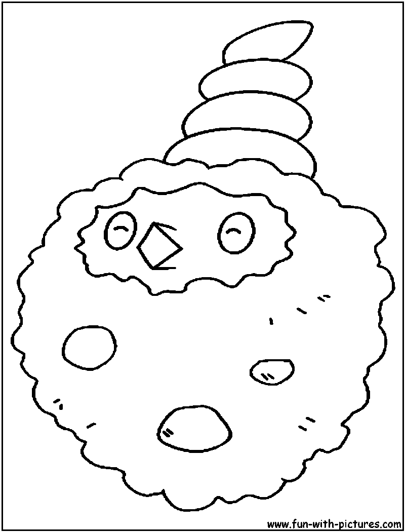 Burmy Sandy Coloring Page 