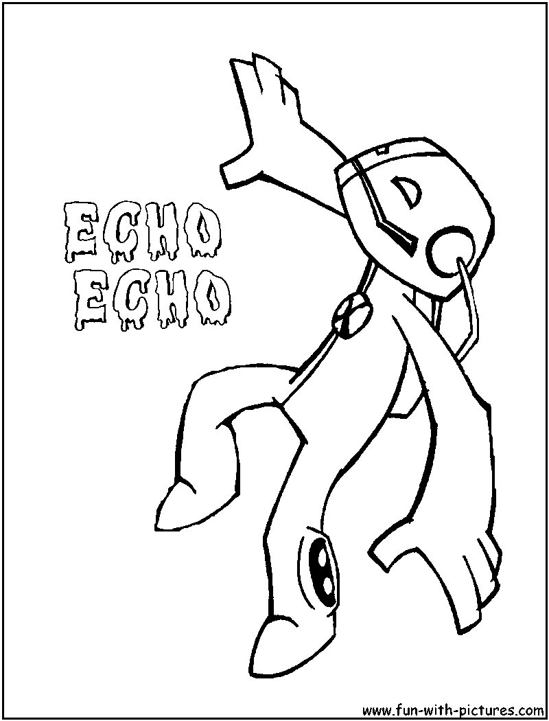 Echoecho Coloring Page 