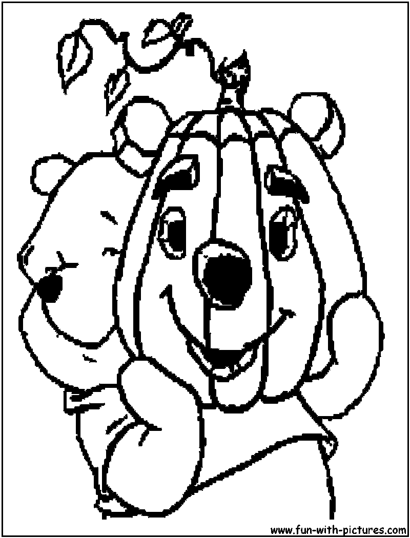 Pumpkinpooh Coloring Page 