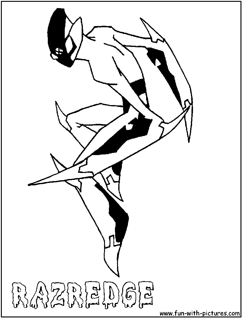Razredge Coloring Page 