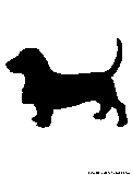 bassethound silhouette