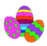 easter eggs card