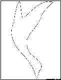 flying duck outline