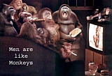 men are like monkeys