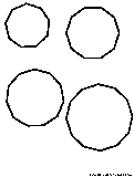 More Regular Polygons Coloring Page 