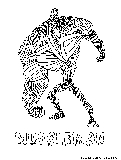 Muscleman Coloring Page 