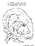 Overflow Coloring Page 