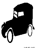 vintage car silhouette