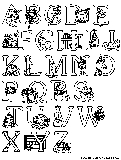 xmas picture alphabets