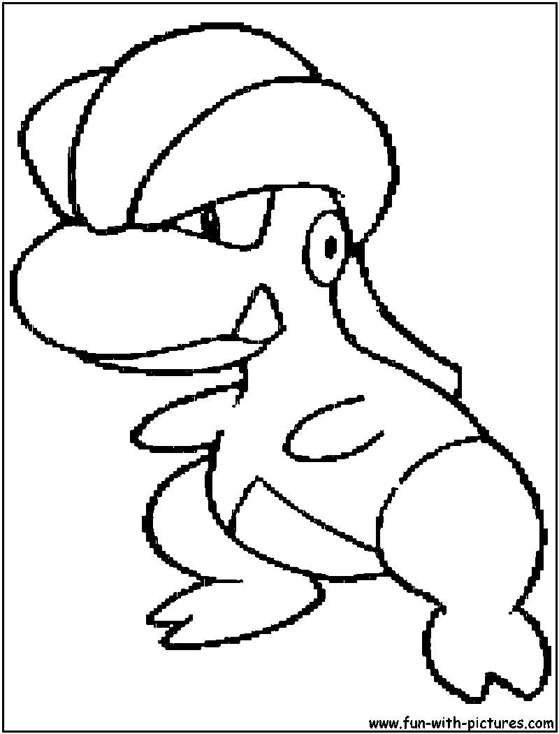 Bagon Coloring Page 