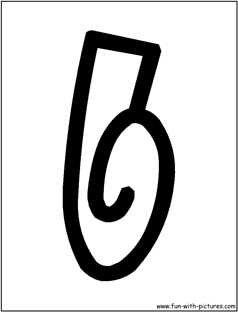 Bubble L Coloring Page 