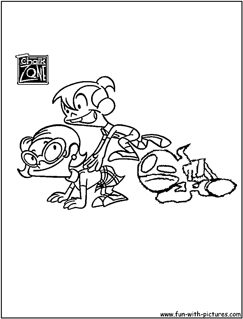 Chalkzone Coloring Page 