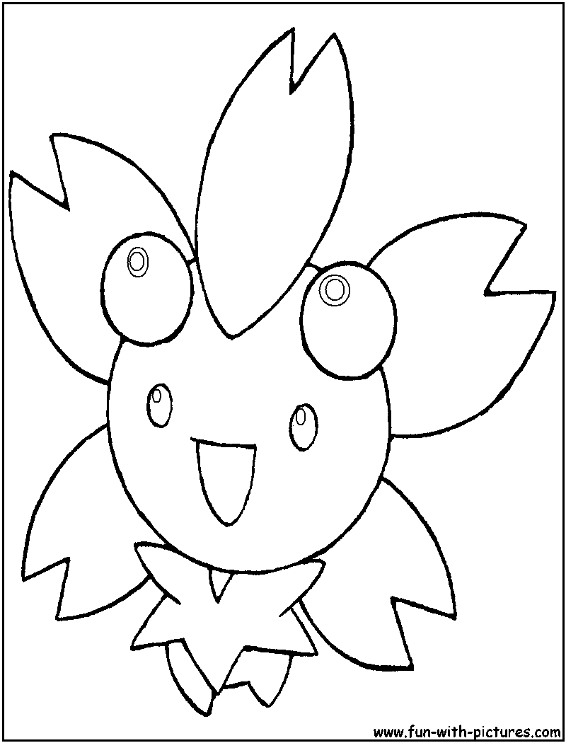 Cherrim Sunny Coloring Page 