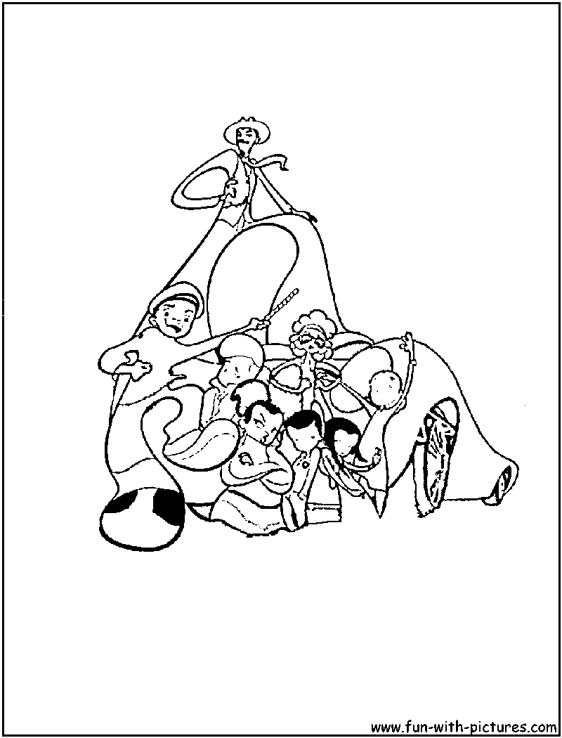 Class Of 3000 Coloring Page 