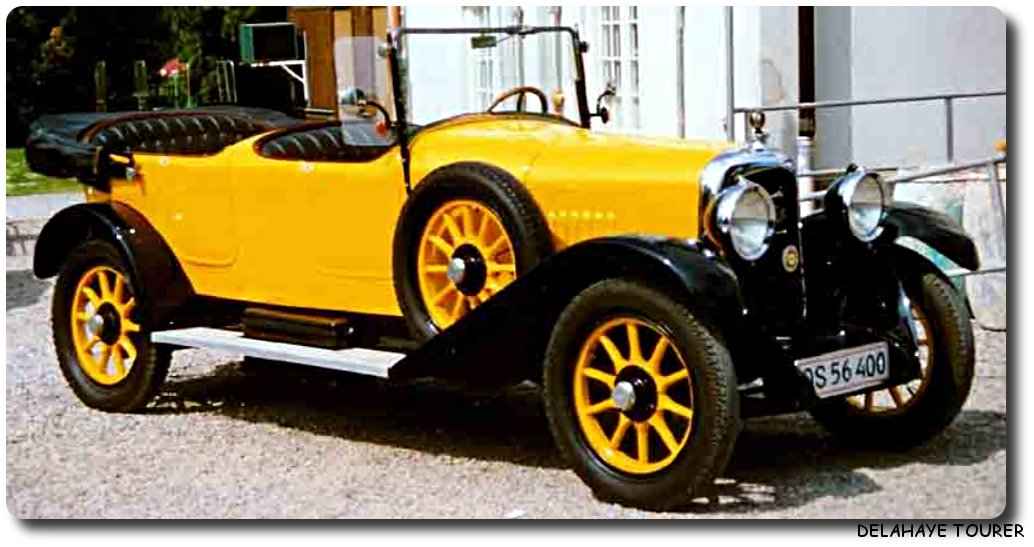 Delahaye Tourer Car 
