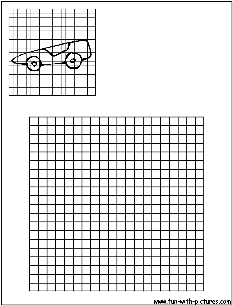 Draw Color Formula1car Coloring Page 