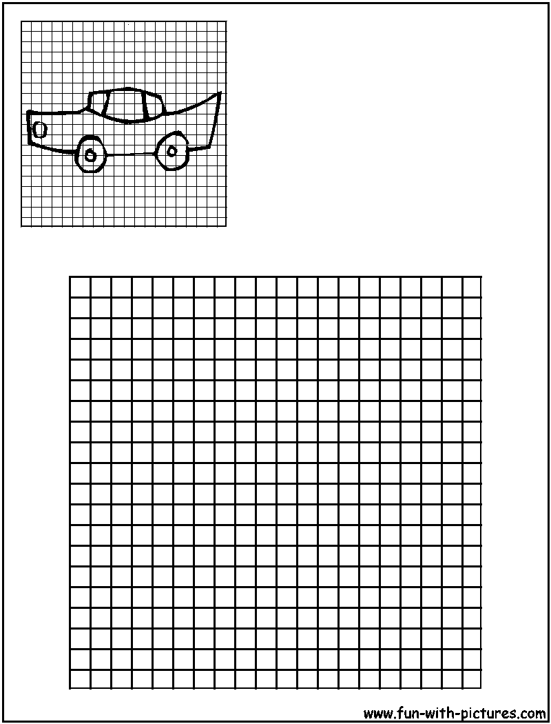 Draw Color Musclecar Coloring Page 