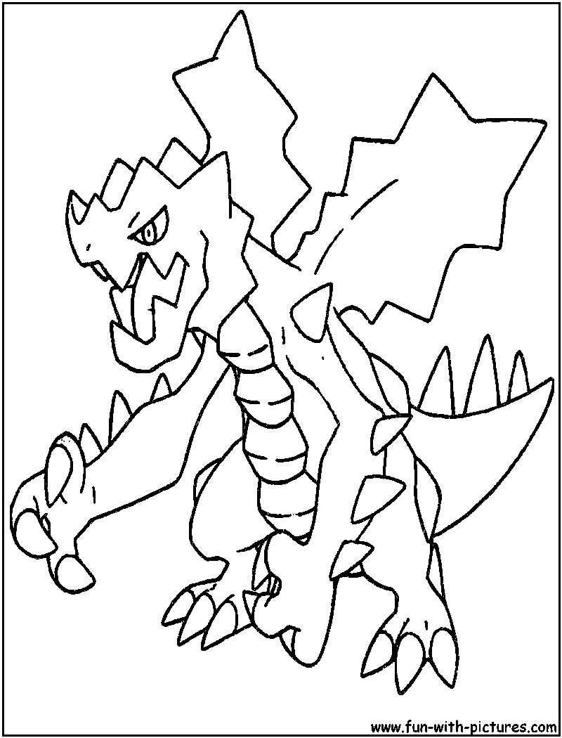 Druddigon Coloring Page 