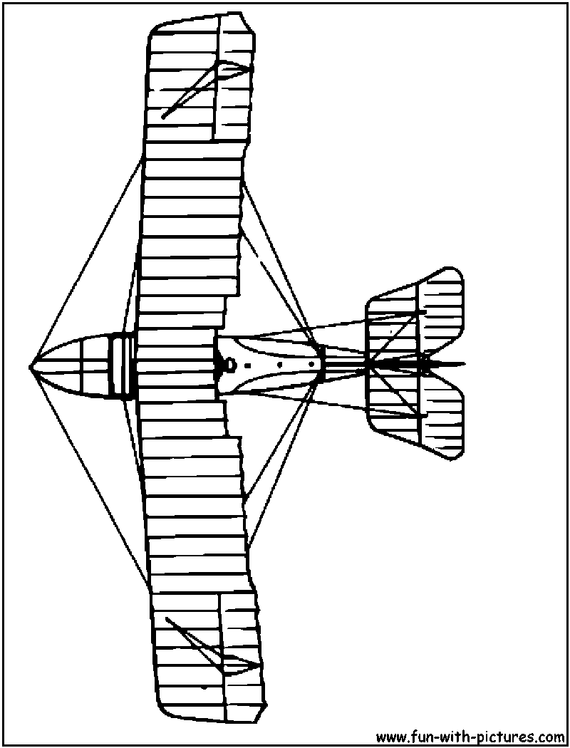 M5 Aircraft Coloring Page 