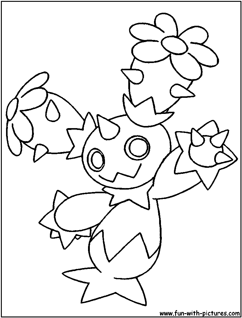 Maractus Coloring Page 