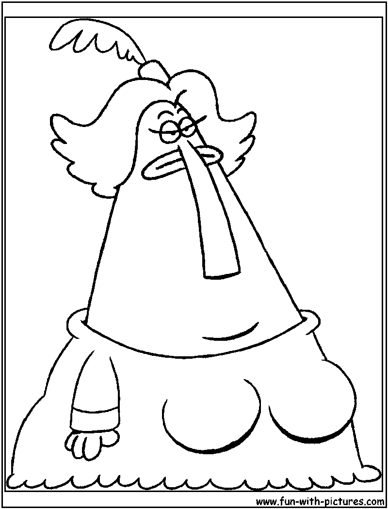 Ms Endive Chowder Coloring Page 