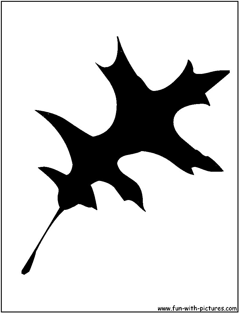 Oak Leaf Silhouette