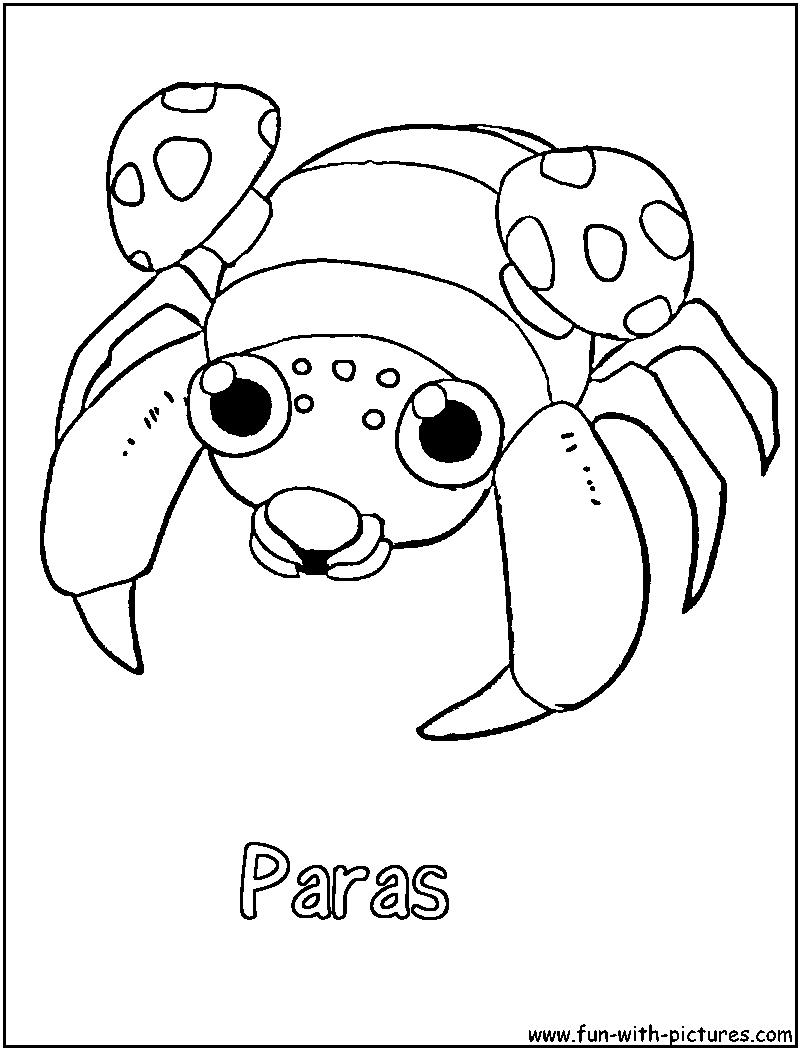 Paras Coloring Page 
