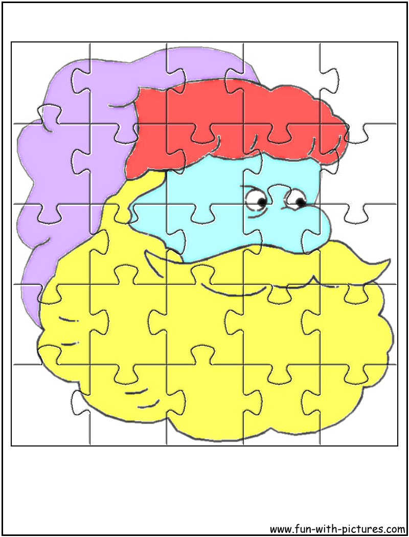 Printable Santa Jigsaw