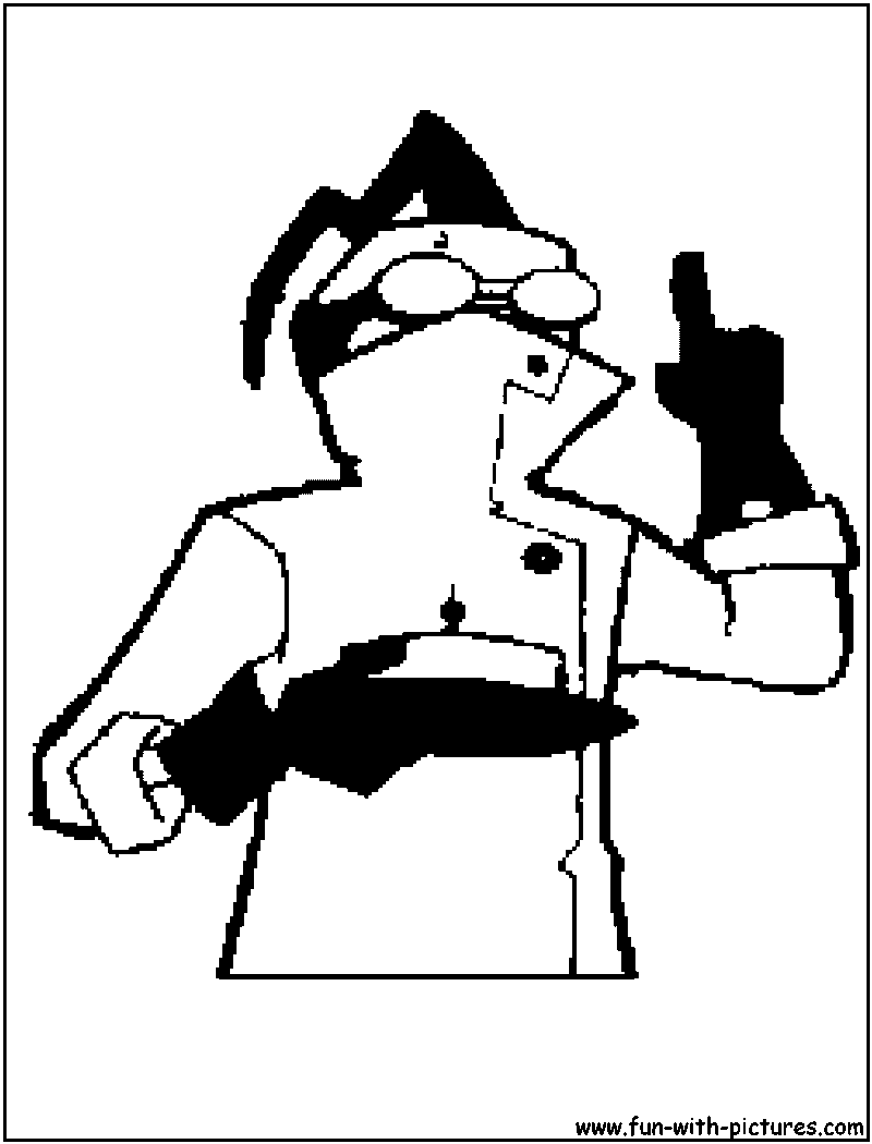 Professor Membrane Coloring Page 