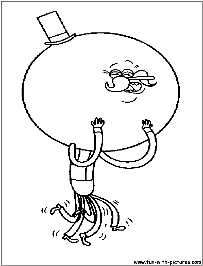 Regular Show Popsmaellard Coloring Page 