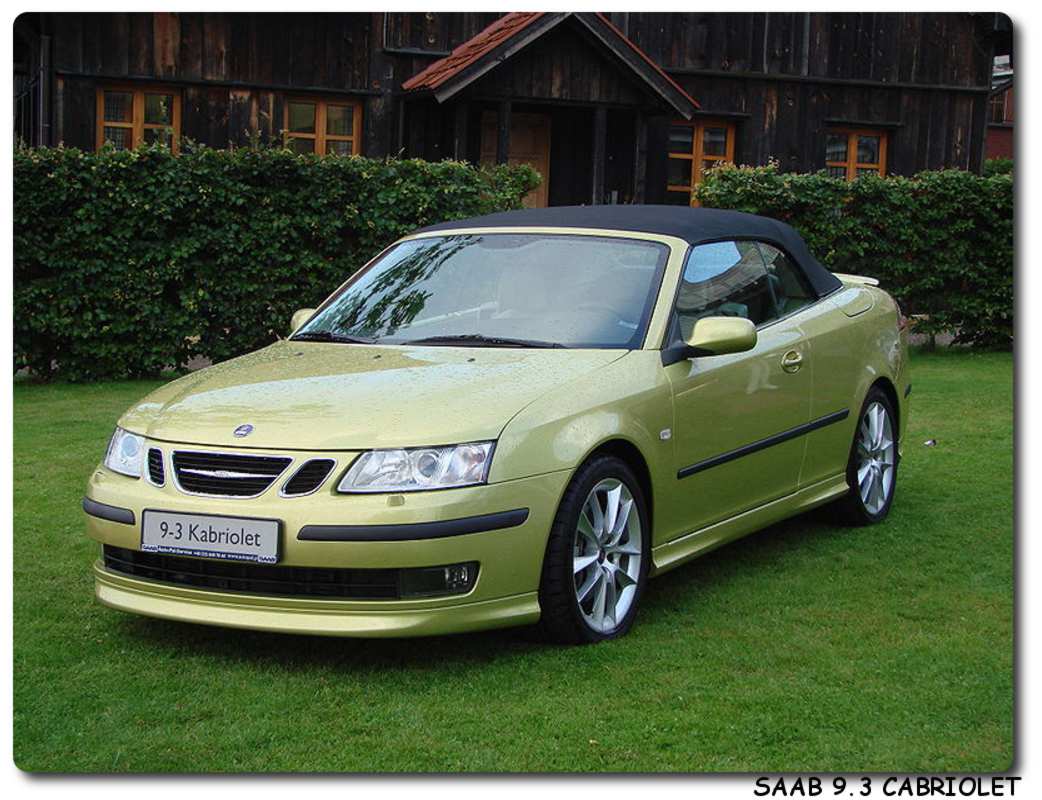 Saab 9 3 Cabriolet Car 