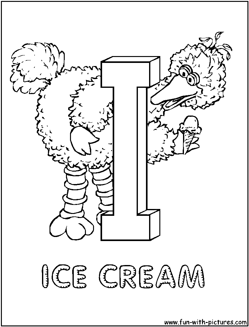 Sesamestreet I Coloring Page 