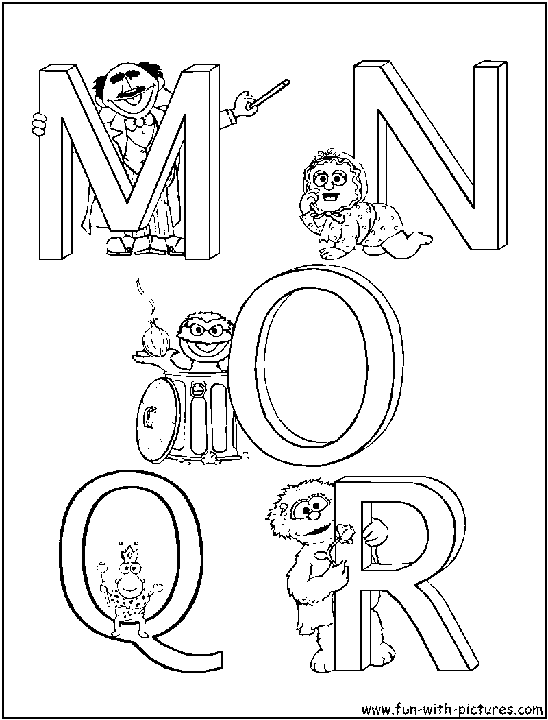 Sesamestreet_mr Coloring Page 