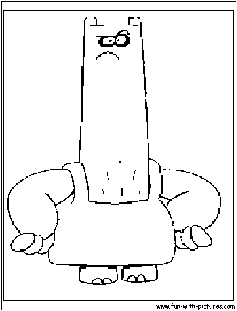 Shnitzel Chowder Coloring Page 