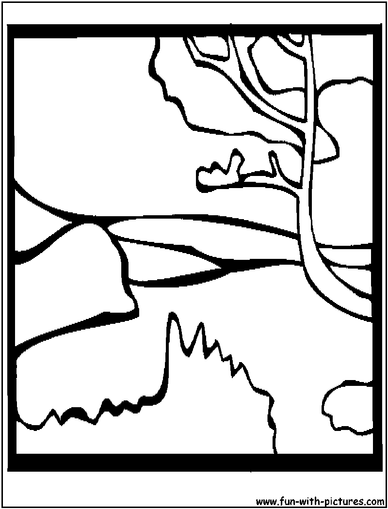 Summerlandscape2 Coloring Page 