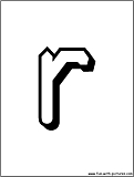 alphabet letter r