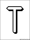 alphabet letters T