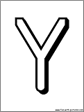 alphabet letters Y