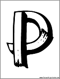 alphabets P