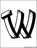 alphabets W