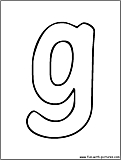 bubble letter g