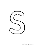 bubble letter s