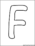 bubble letters F