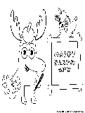 Moosezee Happybirthday Coloring Page 