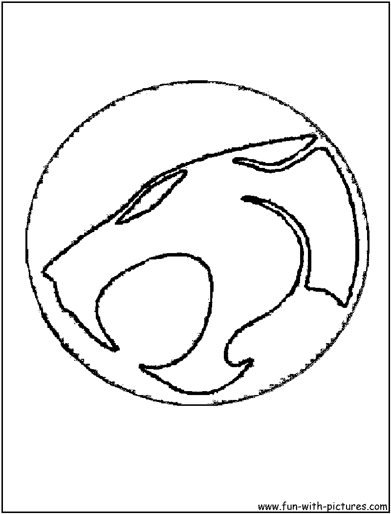 Thundercats Logo Coloring Page 