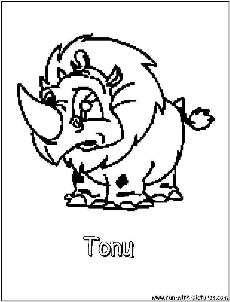 Tonu Coloring Page 